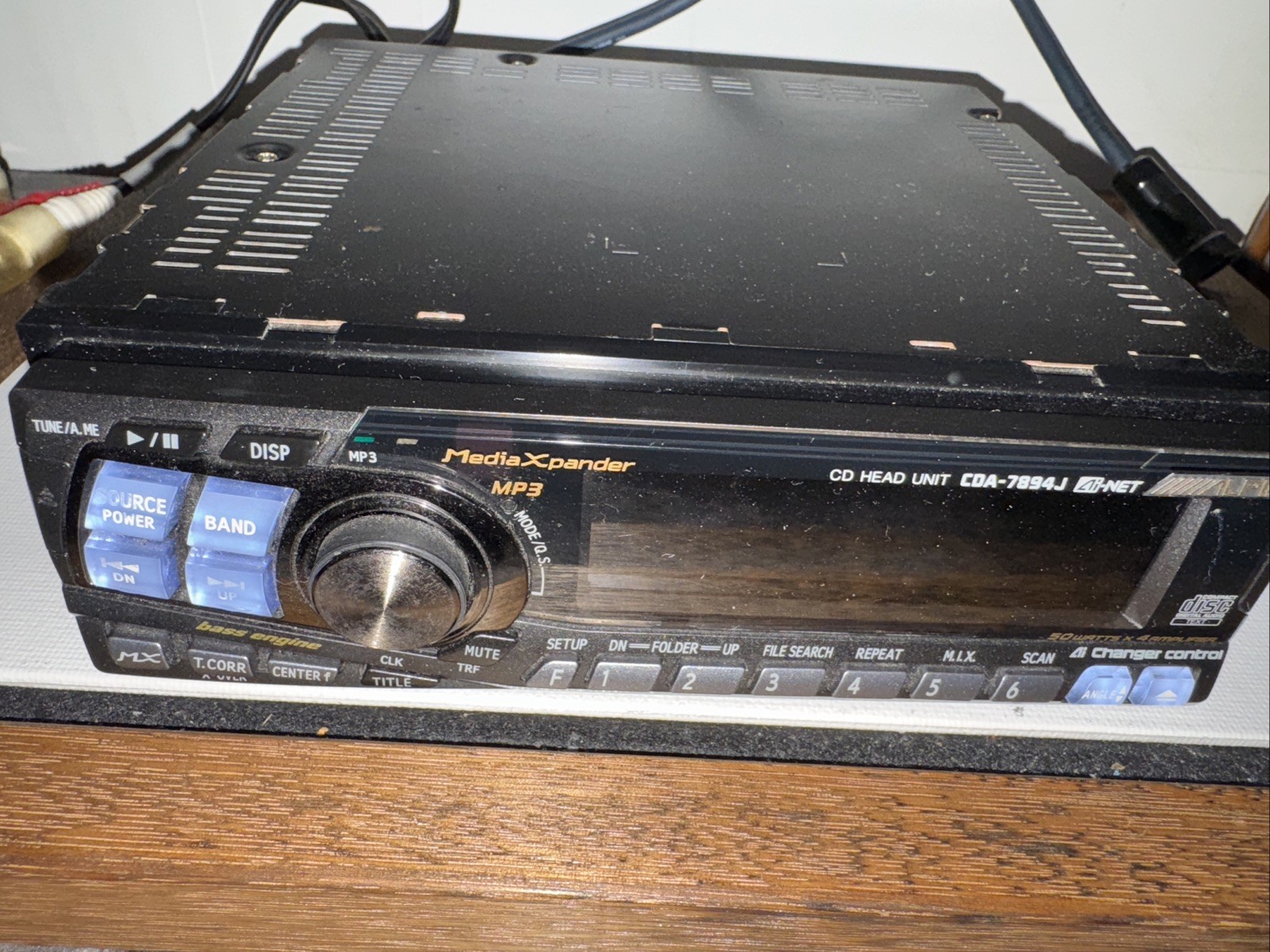 Alpine CDA-7894J 1DIN Car Audio CD MP3 Receiver Used Tested