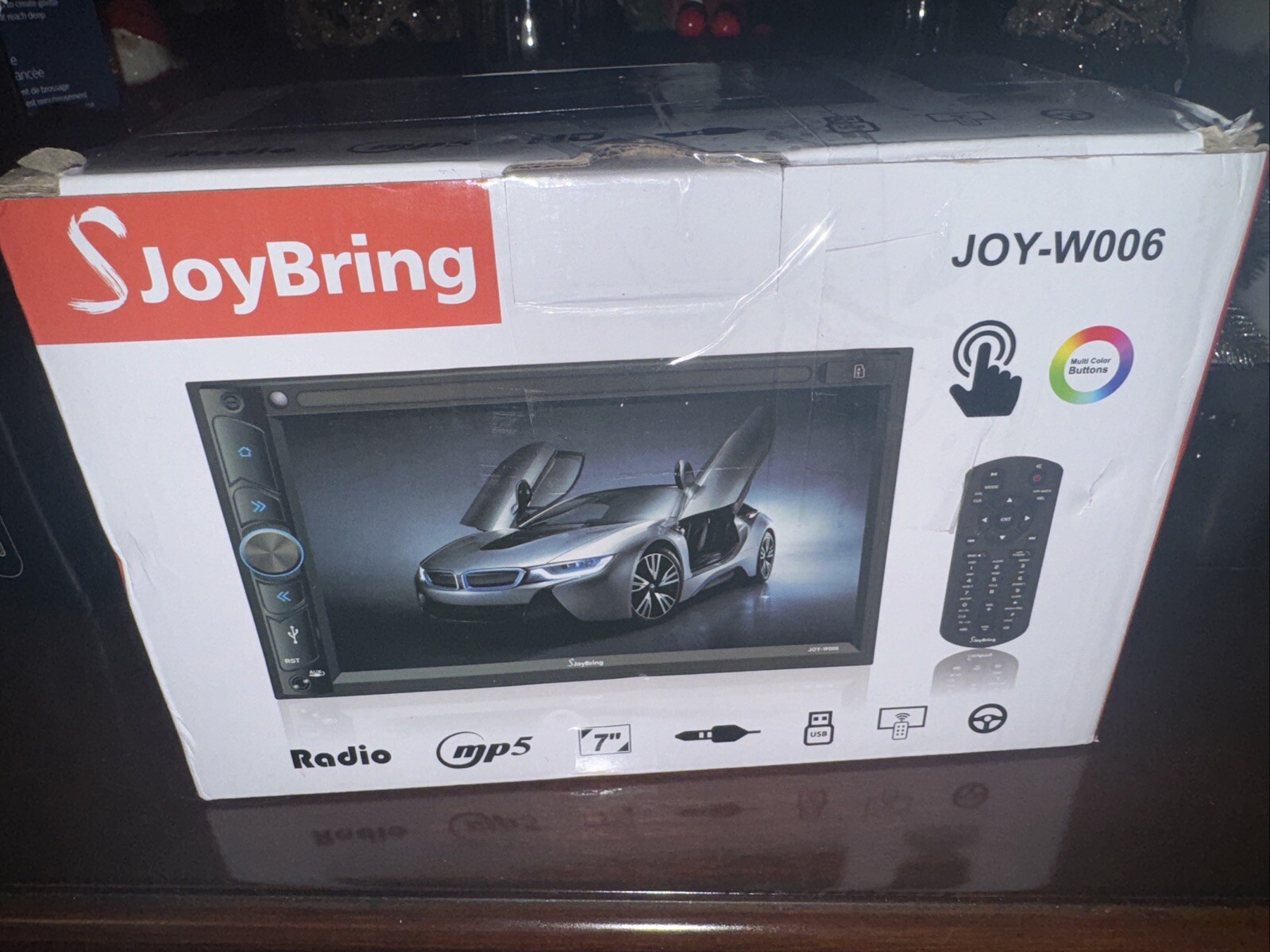 JoyBring JOY-W006 Black Stereo 7″HD With Hardware