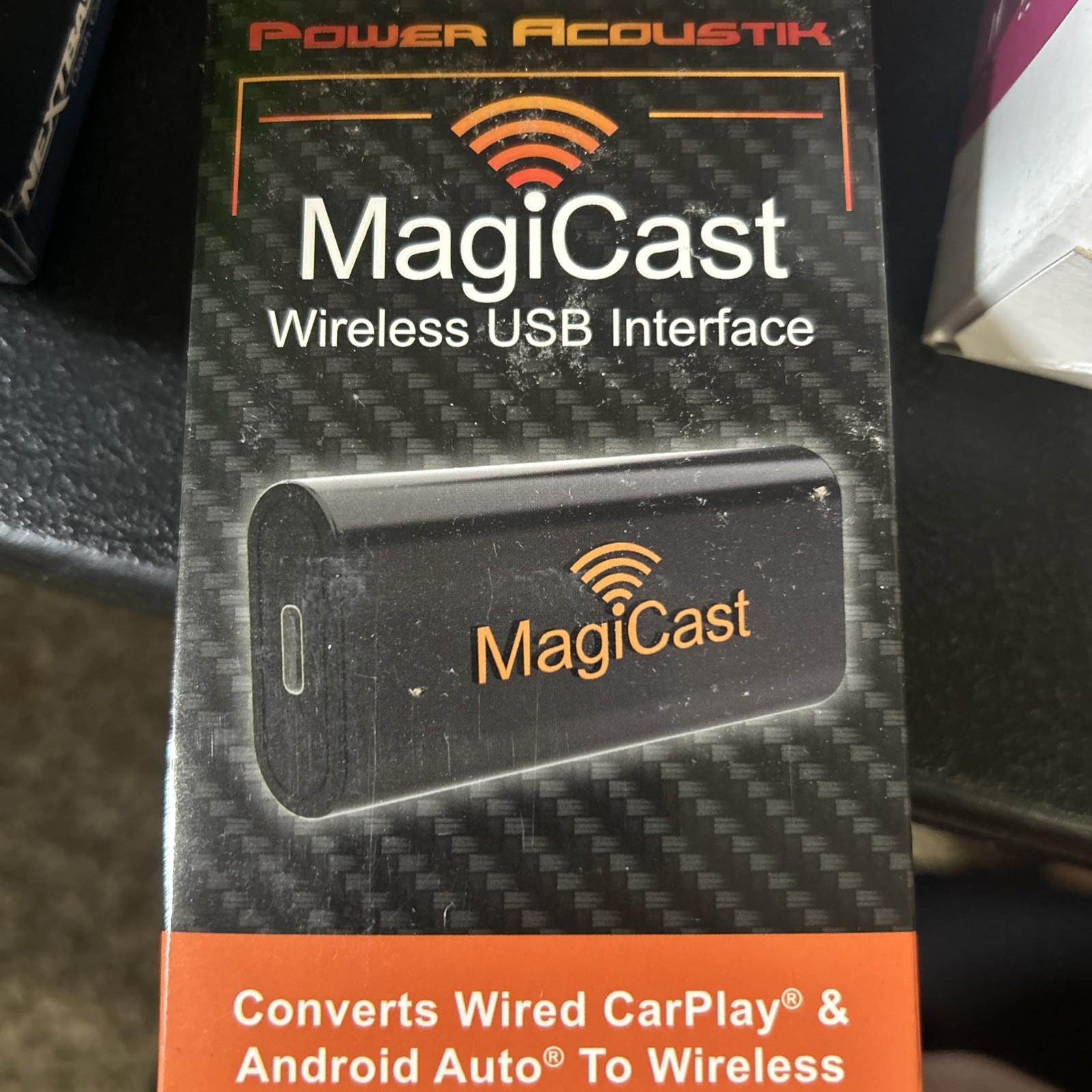 Power Acoustik MagiCast MC-1 Wireless CarPlay / Android Auto USB Interface NEW™