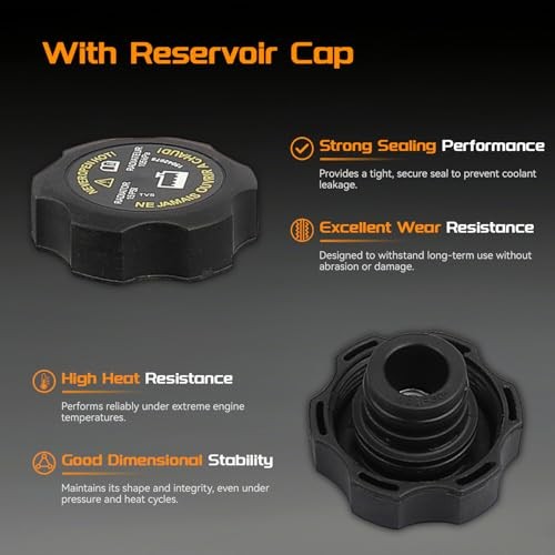 Coolant Reservoir with Cap for 2000 2001 2002 2003 2004 2005 2006 for Chevy