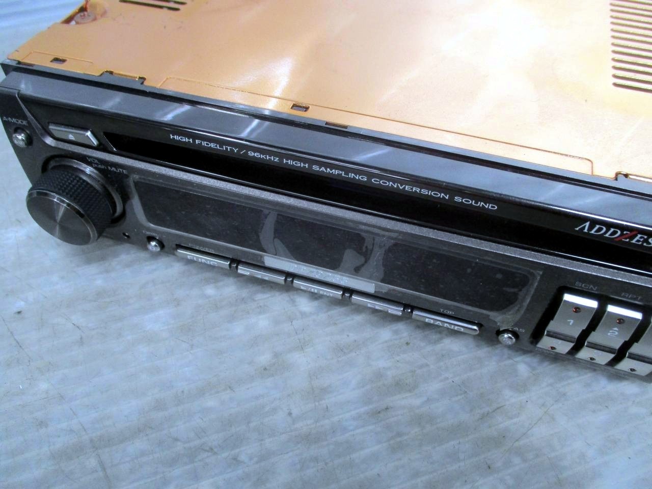 Clarion/ADDZEST DRZ9255 Car Stereo Japan JDM For Parts Untested AS-IS