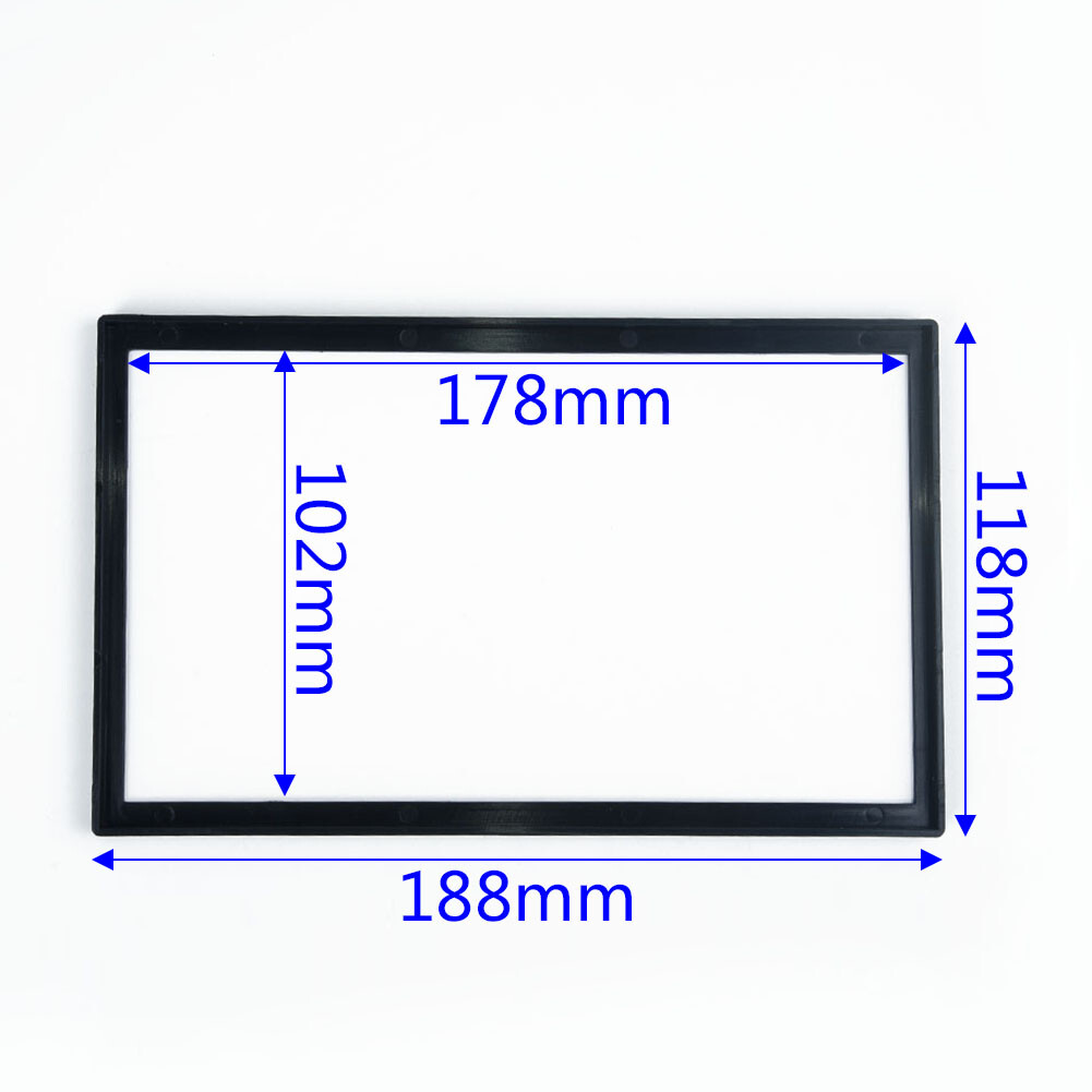 2Din Car Interior Radio Stereo Audio Dashboard Panel Frame Trim Cover Replace