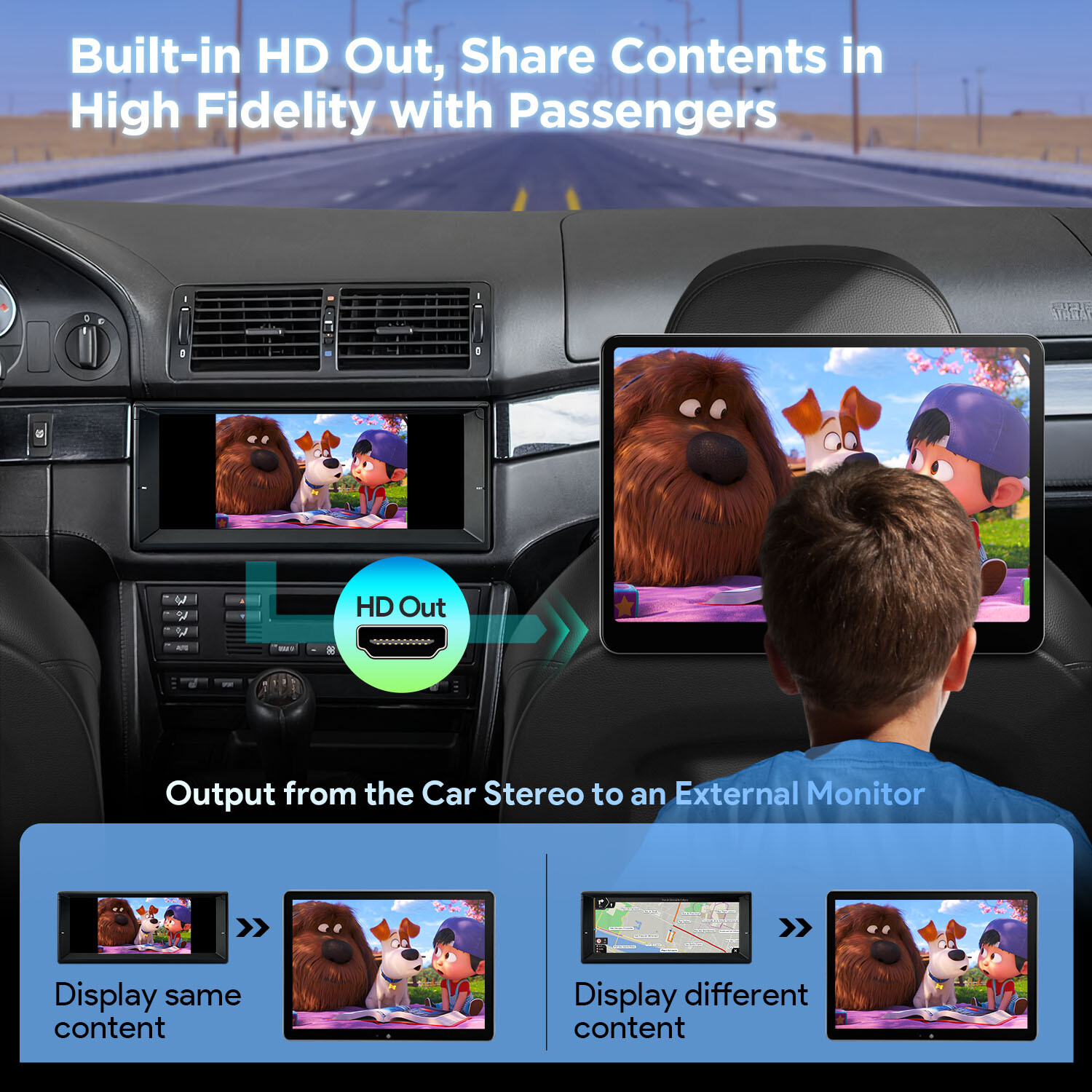 CAM+ For BMW E39 E38 QLED 10.25″ Android 12 8+128GB Car Play GPS Stereo Radio 4G