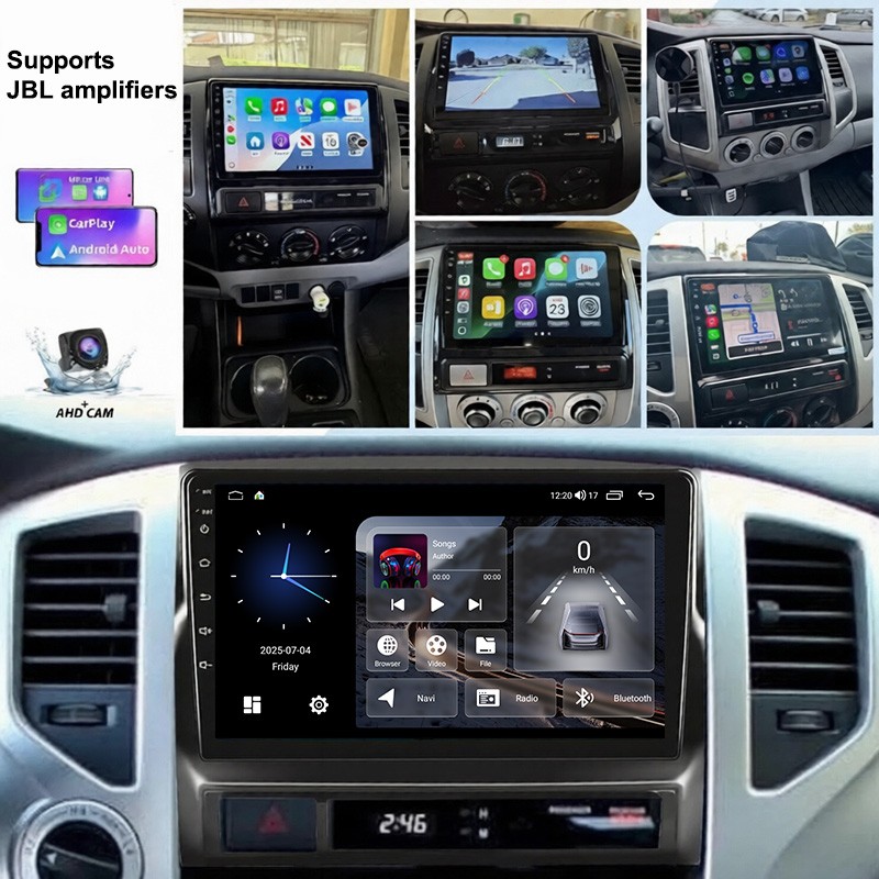 8 Core 64GB Car Radio For Toyota Tacoma 2005 – 2015 GPS Carplay Supports JBL AMP