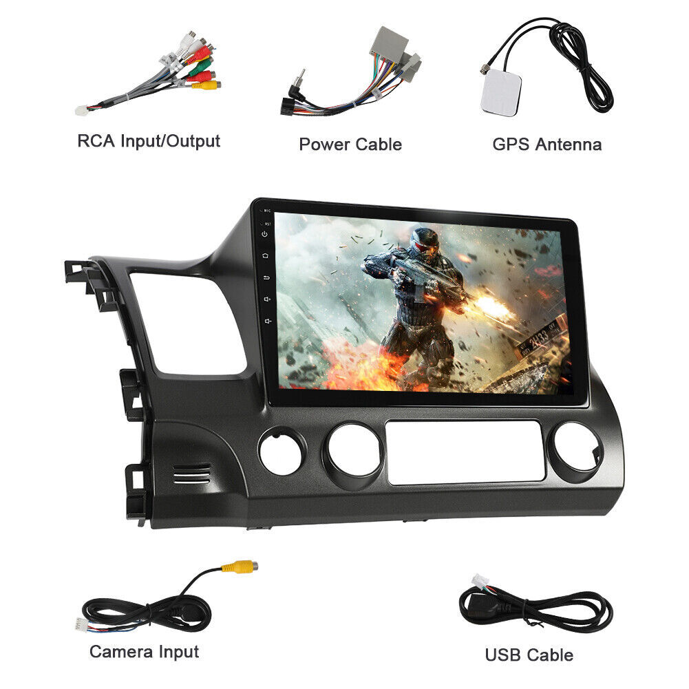 Android13 Carplay For Honda Civic 2006 2007 2008 2009 -2011 Car Radio GPS Stereo