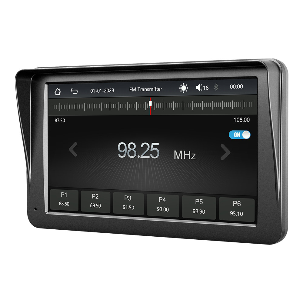 7 Inch Portable WIFI Wireless Carplay Android Auto Car Radio MP5 Player 2 DIN US