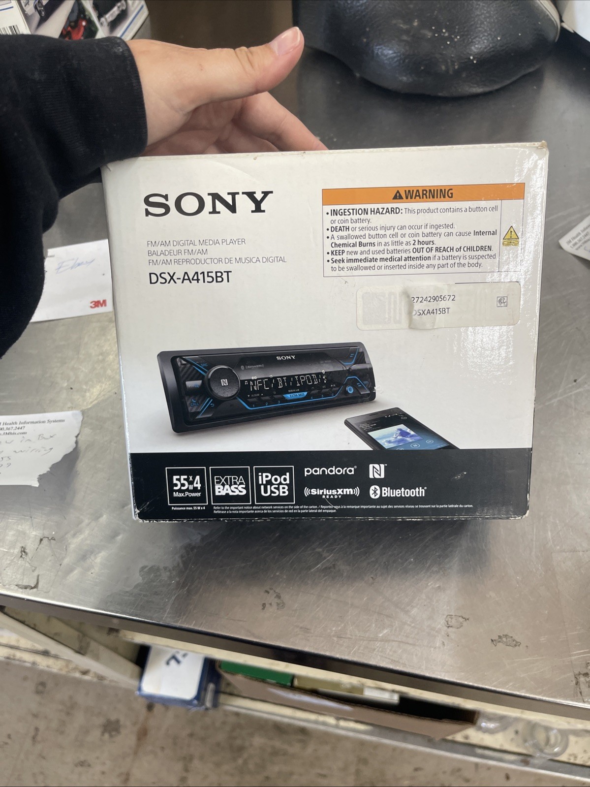 Sony DSX-A415BT, Digital Media Receiver w/ Bluetooth no wiring harness included