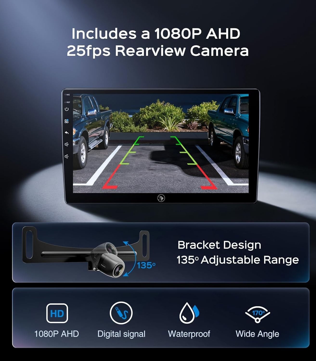 9″ 32G Android Auto Carplay Stereo for Honda CRV 2006-2011; Free Camera