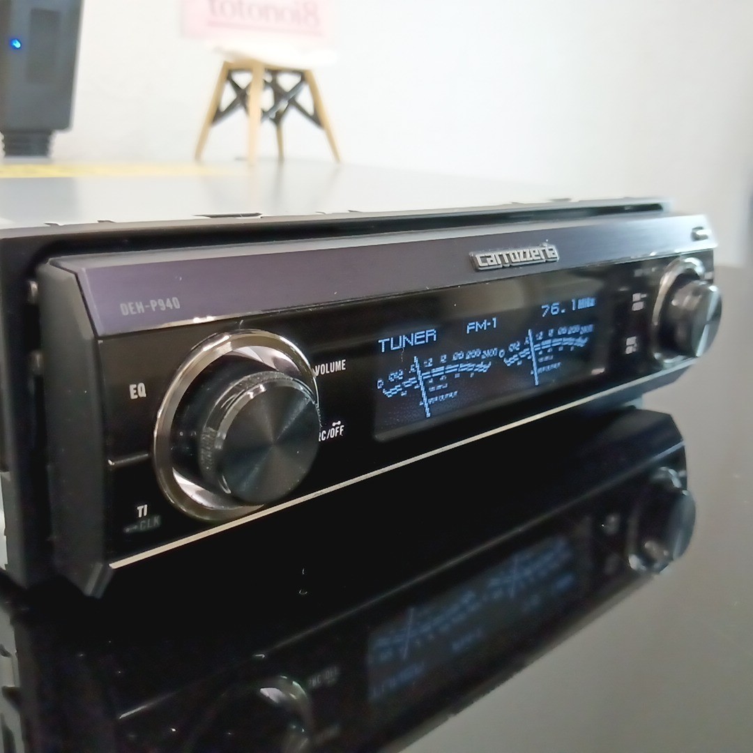 Pioneer Carrozzeria DEH-P940 Car Stereo Audio 1DIN w/ Remote – Tested Okay