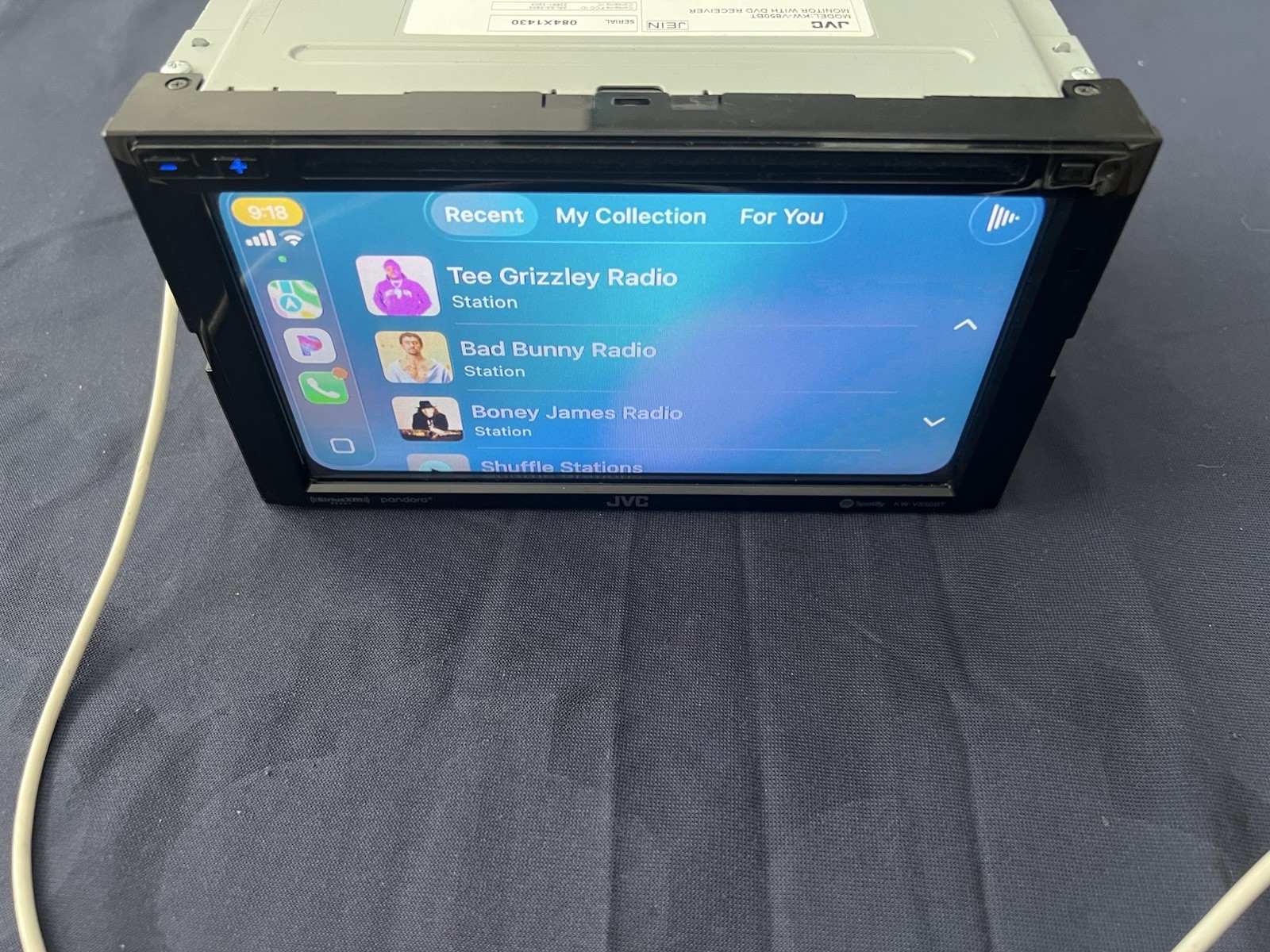 ⭐️Pre-Owned,TESTED⭐️ JVC APPLE CARPLAY| CD| DVD| USB| BT| AM/FM-(KW-V850BT)