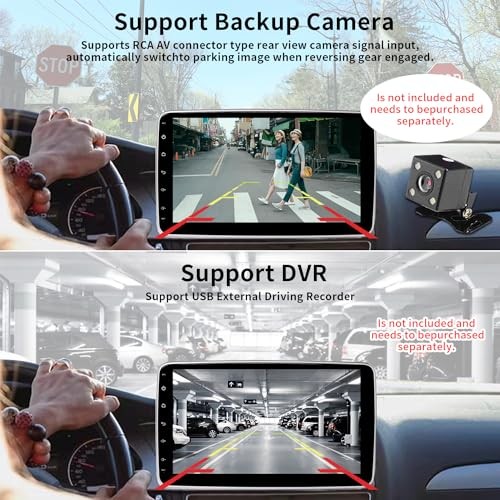 10.1 Inch Single DIN Car Stereo – Universal Android Car Radio Adjustable
