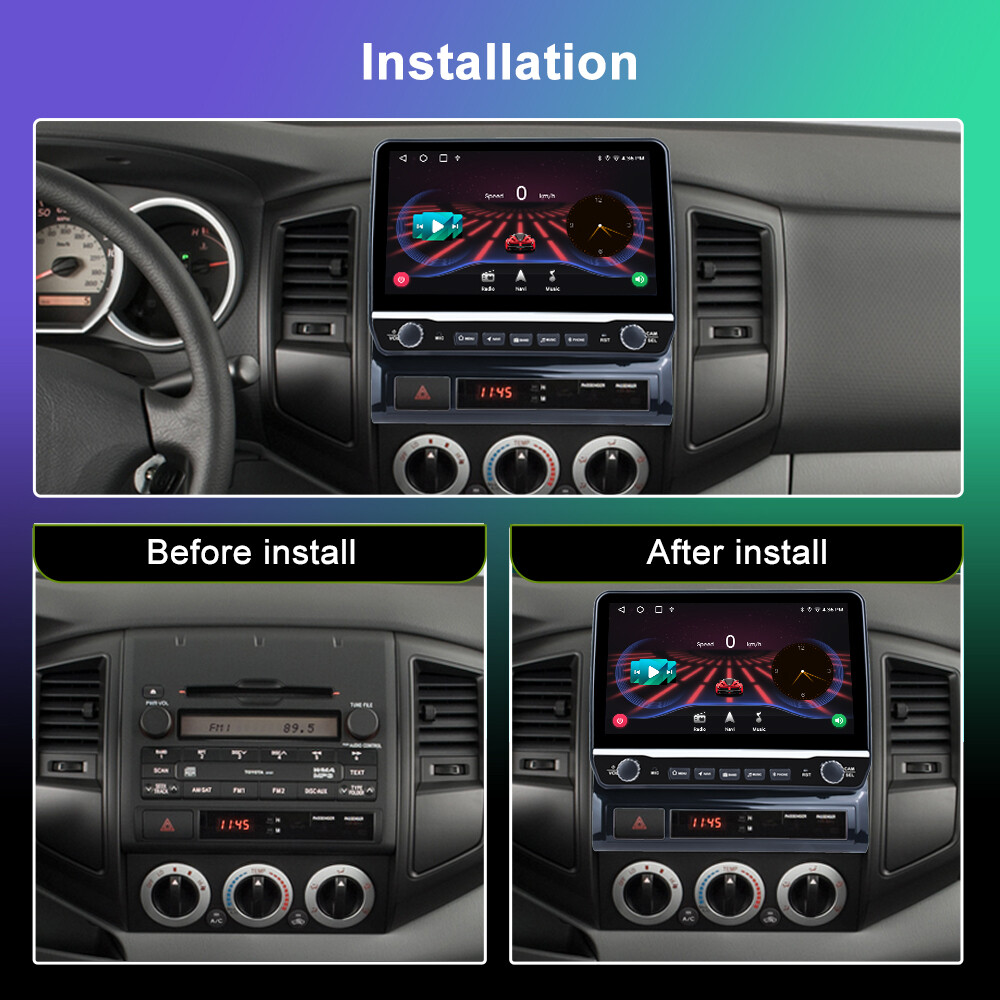 For Toyota Tacoma 2005-2013 Android 13 Car Radio Stereo Carplay GPS NAVI BT 64GB