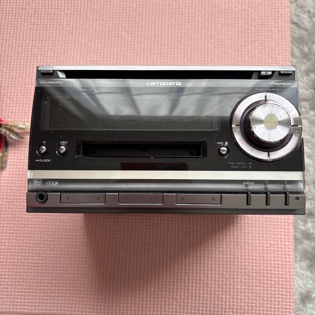 Pioneer Carrozzeria FH-P520MD CD MD Receiver MP3/MDLP/AUX 1 Good