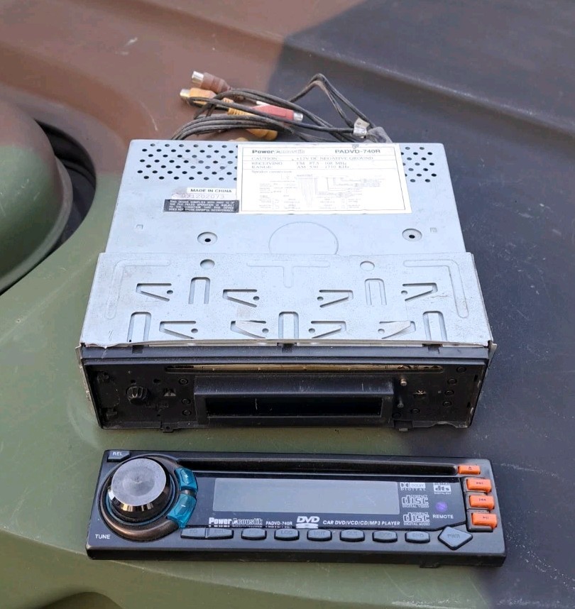 Vintage Power Acoustik PADVD-740R cassette player * as-is condition, untested