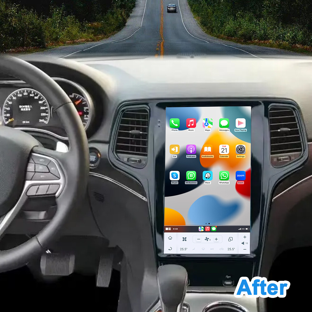 13.6″HD Car Radio for JEEP Grand Cherokee 2010-2013 GPS Wireless Carplay DSP