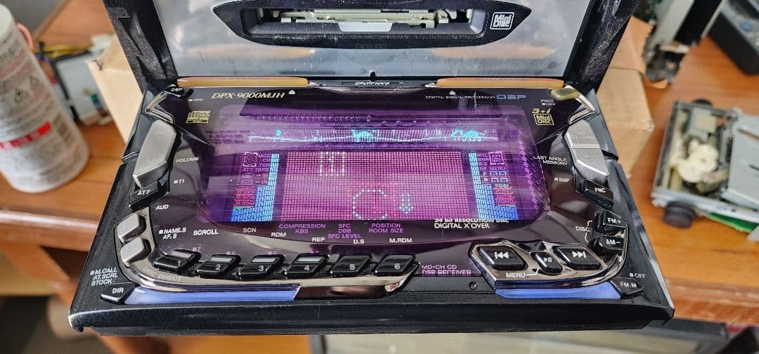Gathers / KENWOOD DPX-9000MJ Car Audio 2DIN CD MD Player Added Bluetooth #O7008