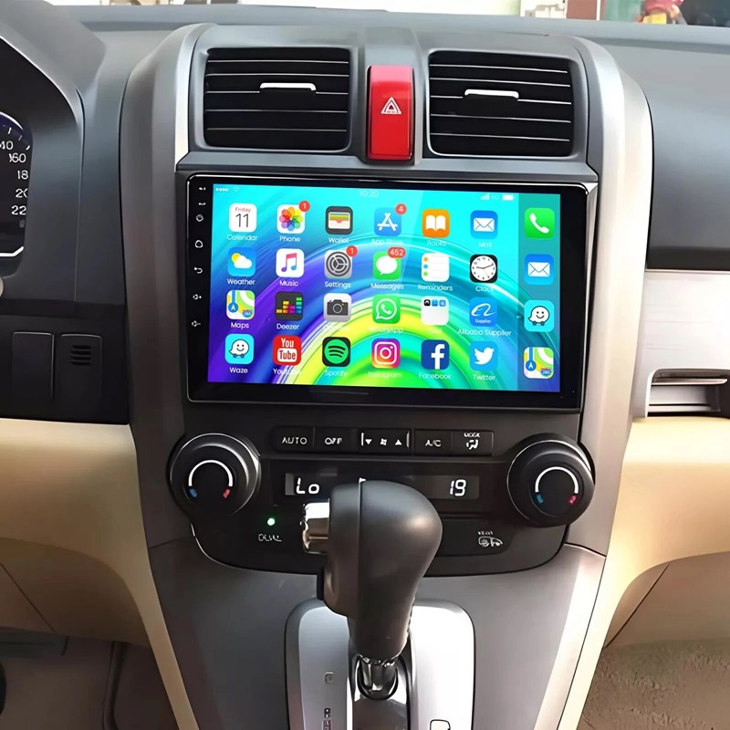 For Honda CRV 2007-2011 Apple Carplay Android 15 Car Stereo Radio GPS Navi WIFI