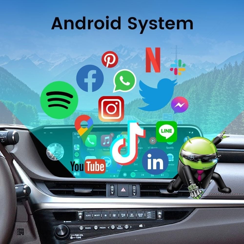 For 2018-2021 Lexus ES300 ES350 Android 13 Car Radio GPS Navi Carplay HD Display