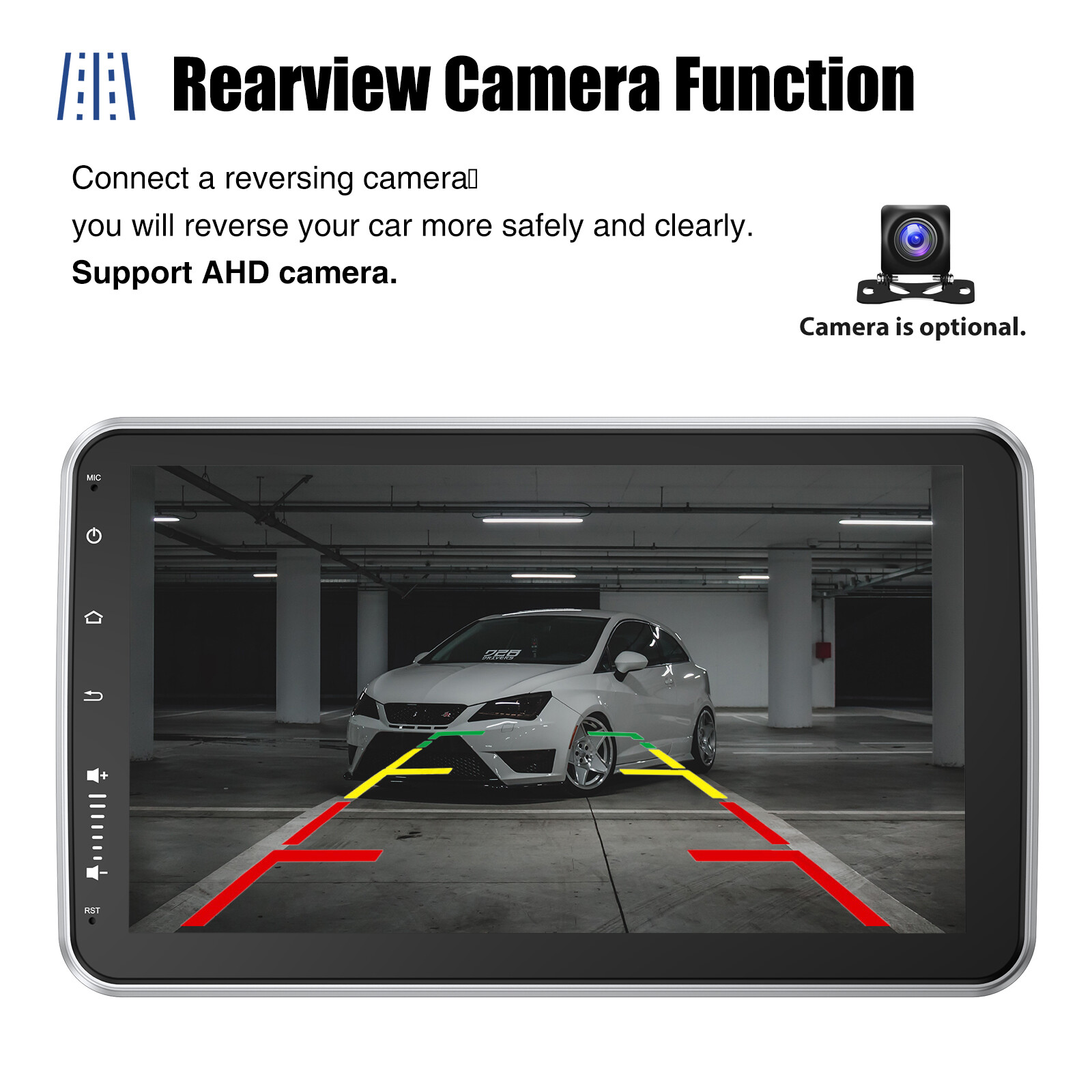 Carplay 10.1″ Android 13.0 Rotatable TouchScreen GPS Nav Car Stereo Radio 4+64GB