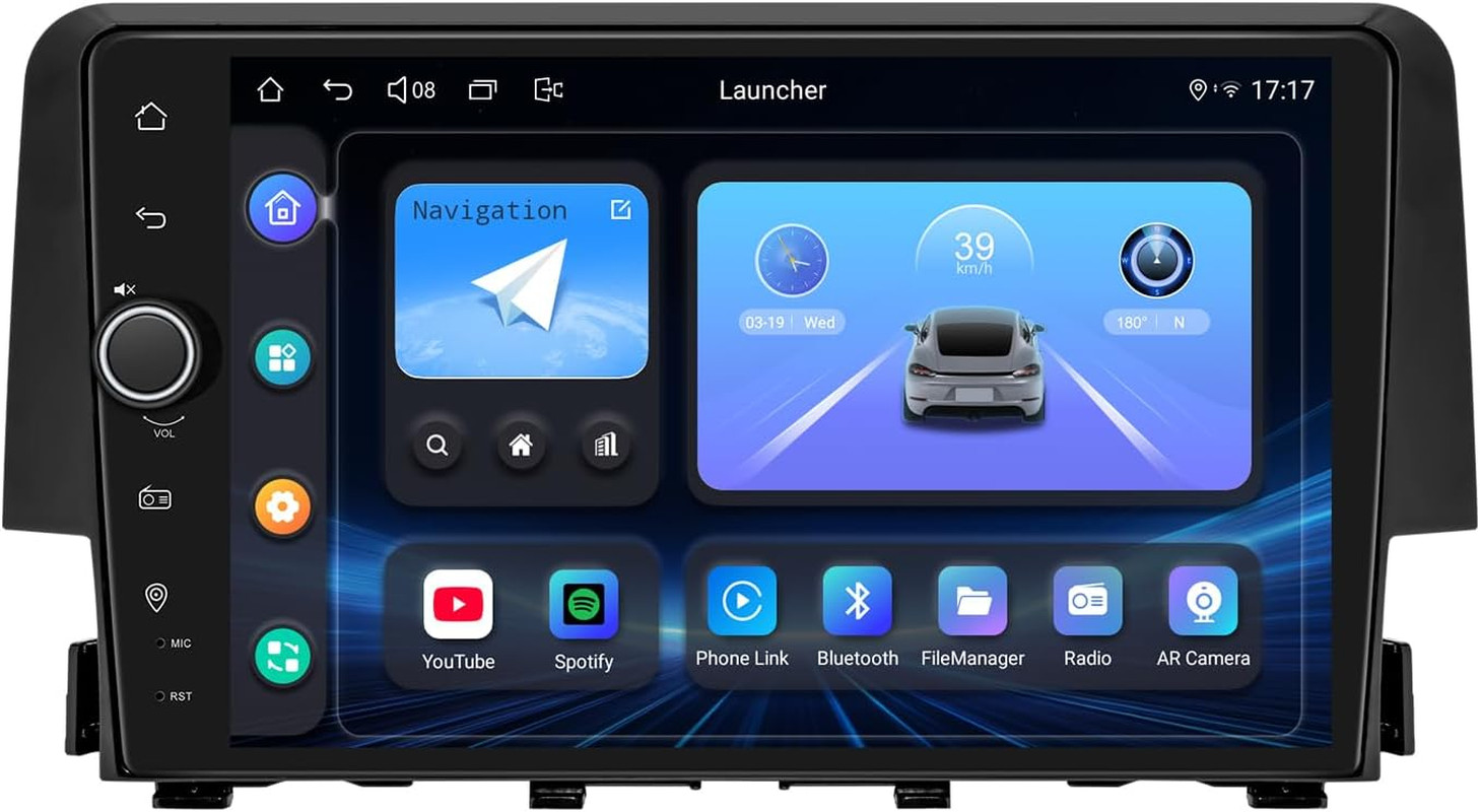 Car Radio for Honda Civic 2016-2021 Android 13 Car Stereo 9 Inch Head Unit with