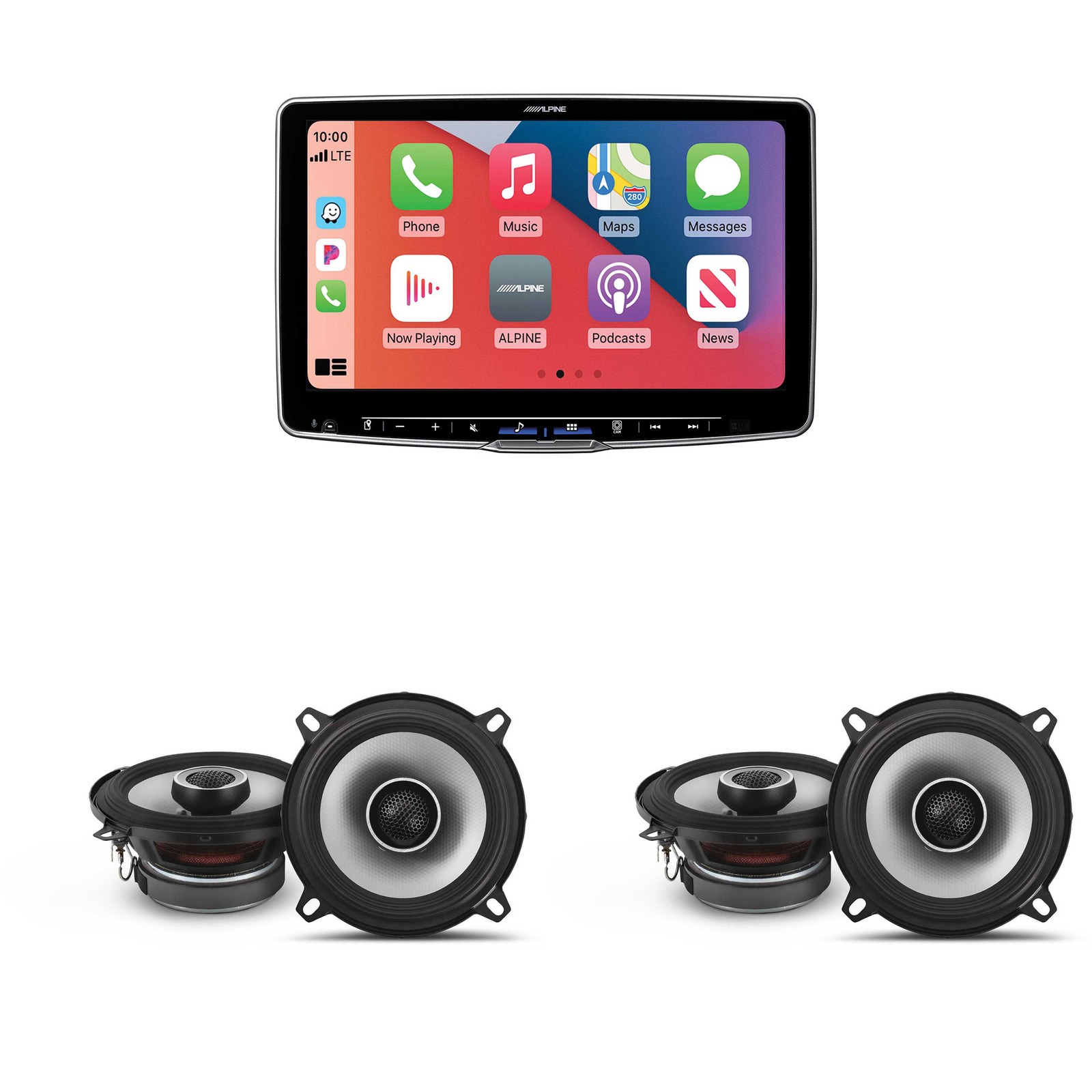 Alpine ILX-F511 Halo11 11″ Touch Receiver + 2 Pairs S2-S50 Type S Speakers