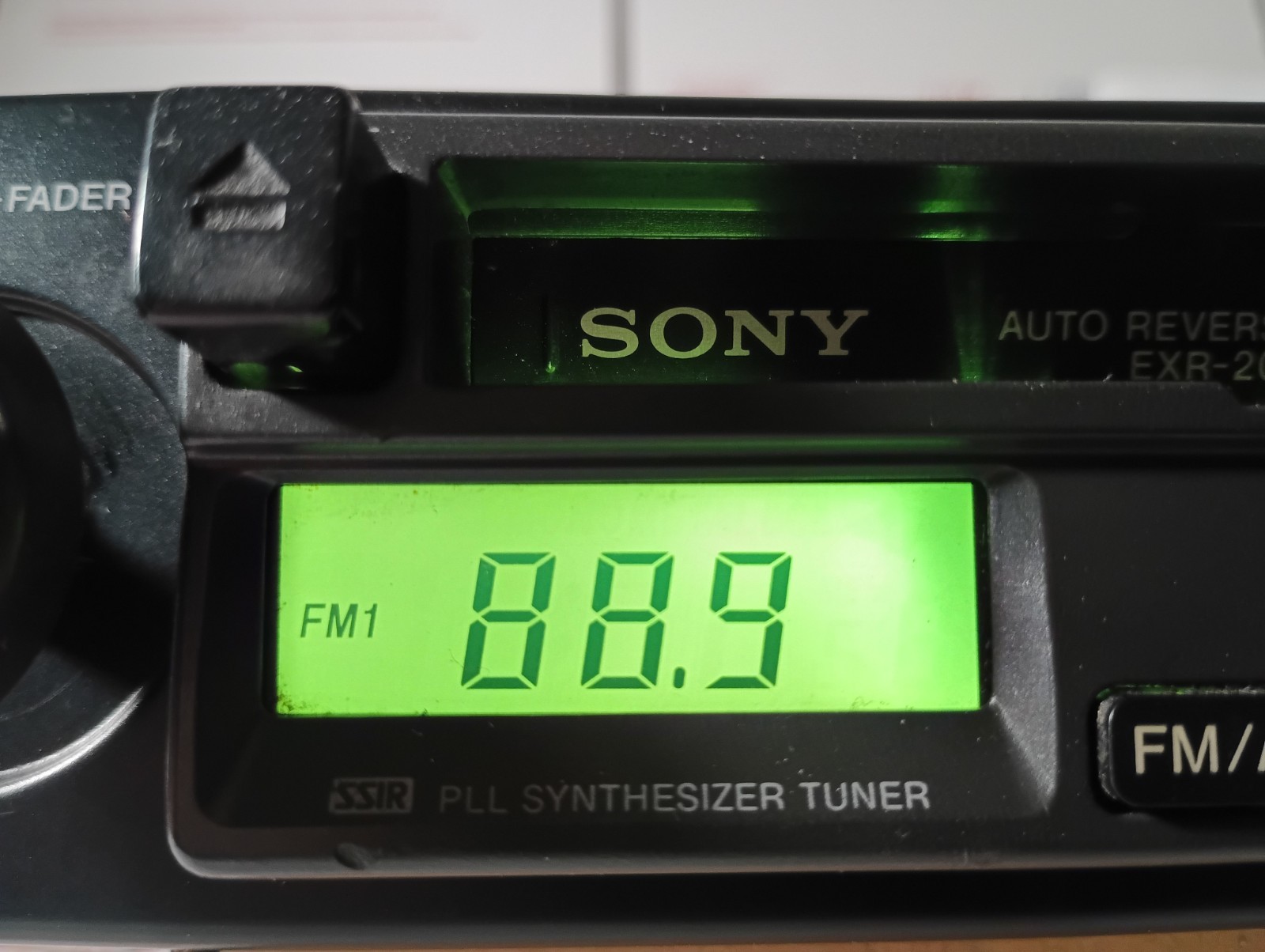 VTG Sony EXR-200 FM/AM Cassette Car Stereo USED AS-IS