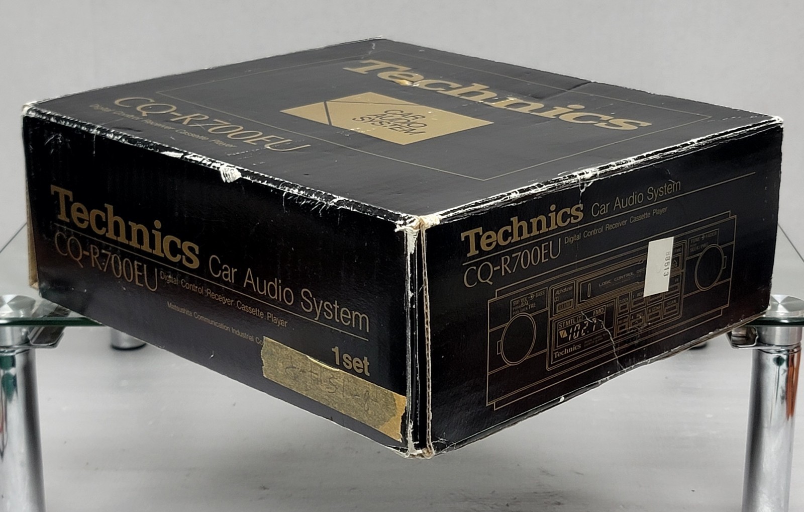 TECHNICS ALPHATUNER Car Stereo Cassette Deck Radio FM-AM CQ-R700EU See video