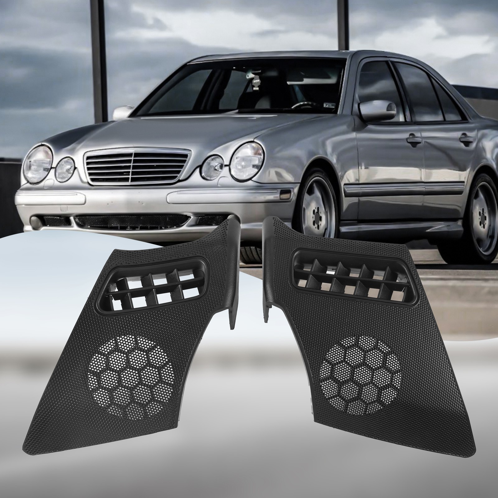 Car Dash Board R+L Side Air Vent Speaker Grill Cover for W2108549