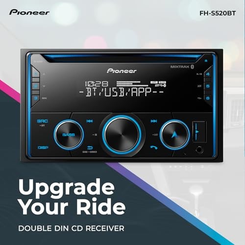 FH-S520BT Double Din CD Receiver – Bluetooth, USB/AUX, FLAC, AM/FM Radio, 13