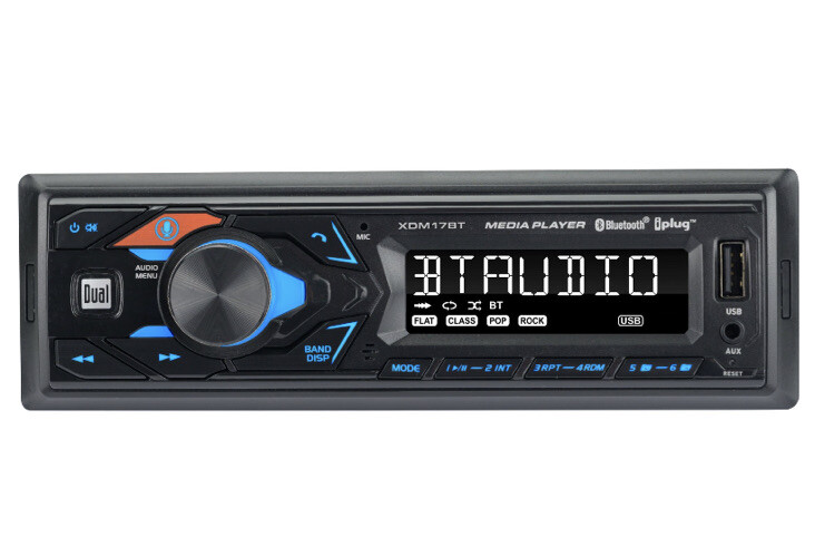 DUAL XDM17SPK4 Car Stereo Bluetooth USB MP3 Siri/Google Assist & 4 speaker 6.5″