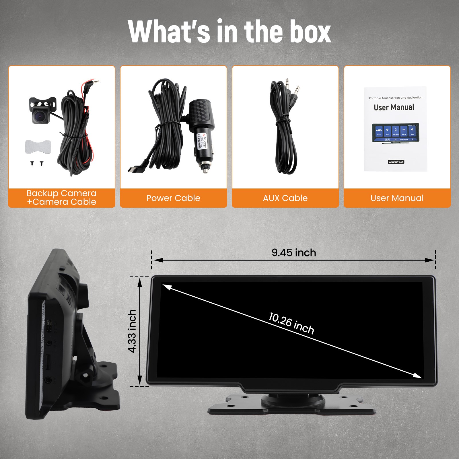 Car DVD Player for Truck RV CarPlay Wireless Android Auto 12-24V Touchscreen