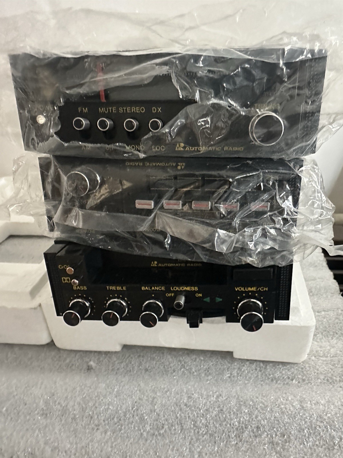 vintage car stereo component system