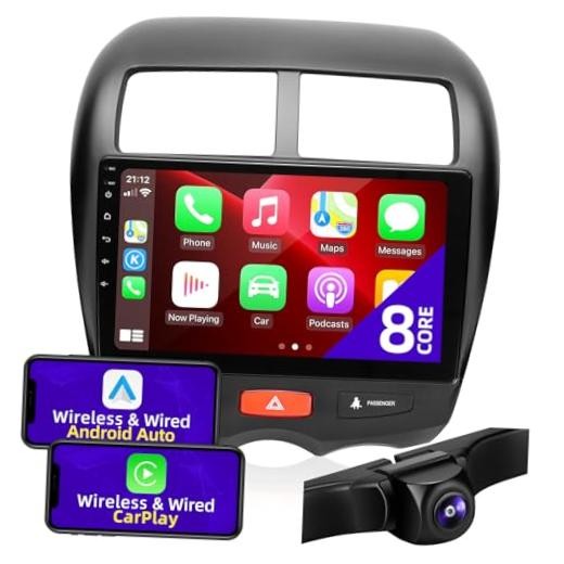 for Mitsubishi Outlander Sport 2011-2017 Radio Upgrade Compatible with