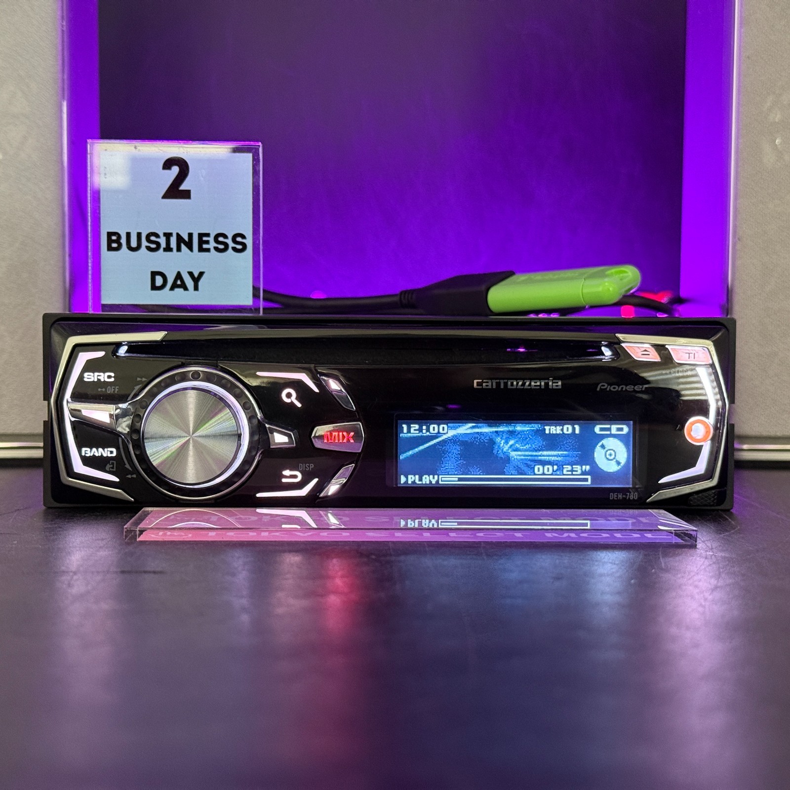 Pioneer Carrozzeria DEH-780 1Din Car Audio USB CD Player JDM Tested In Stock