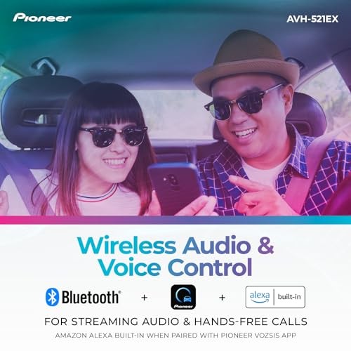 Pioneer AVH-521EX 6.8 Resistive Touchscreen Double Din