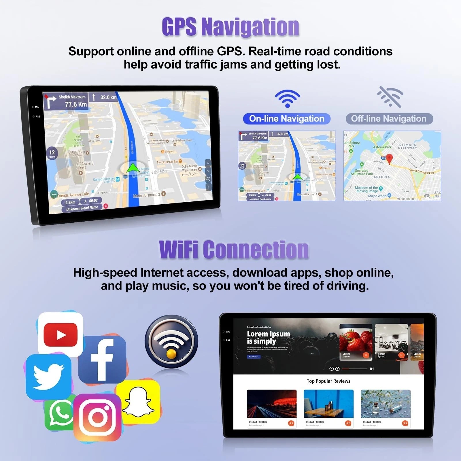 4+64G Car Stereo FOR Mini R56 R60 9″ CarPlay Android 15 HD WiFi GPS 1280*800