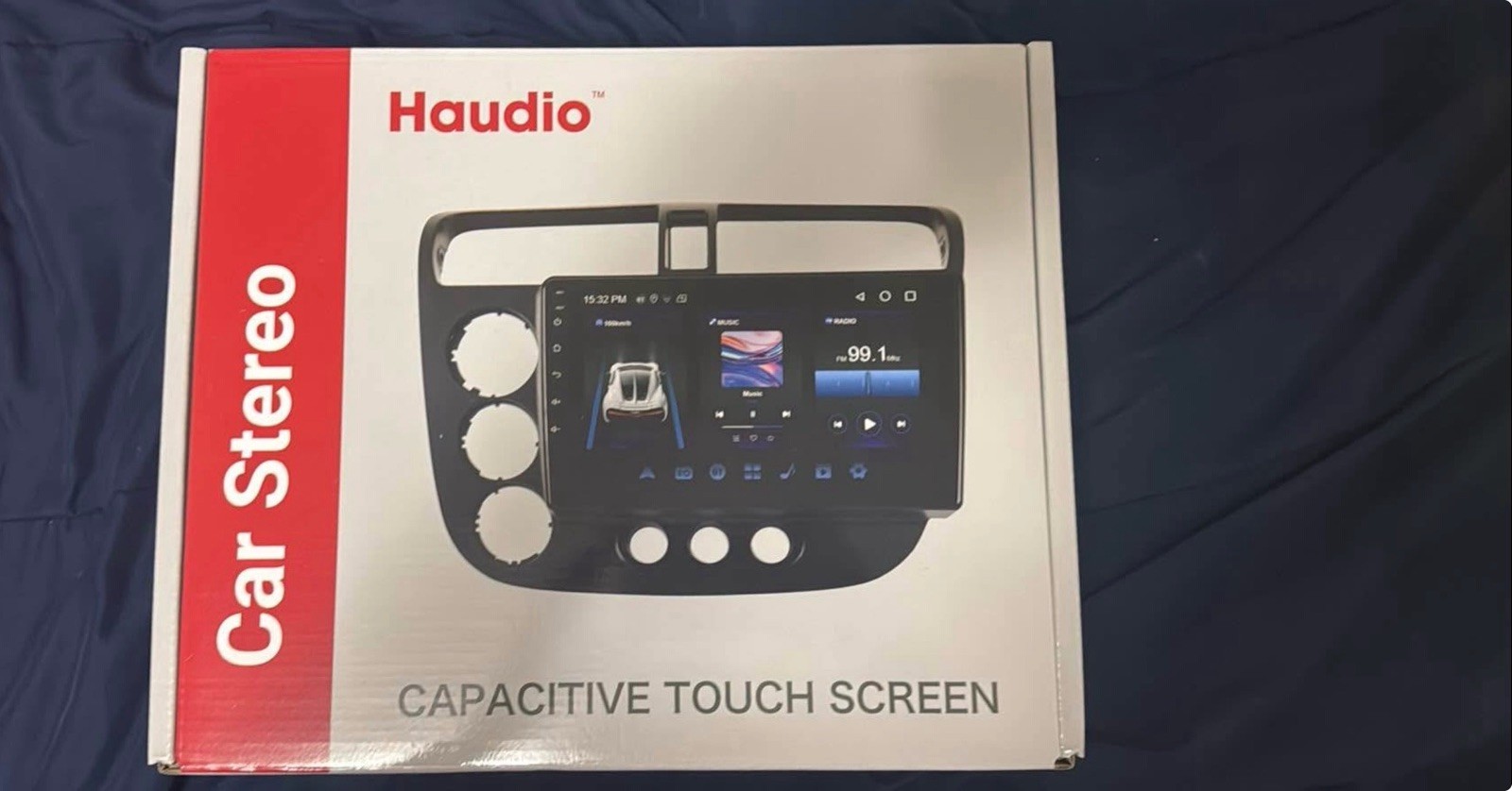 Haudio In-Dash Car Stereo Capacitive Touch Screen Display Audio System