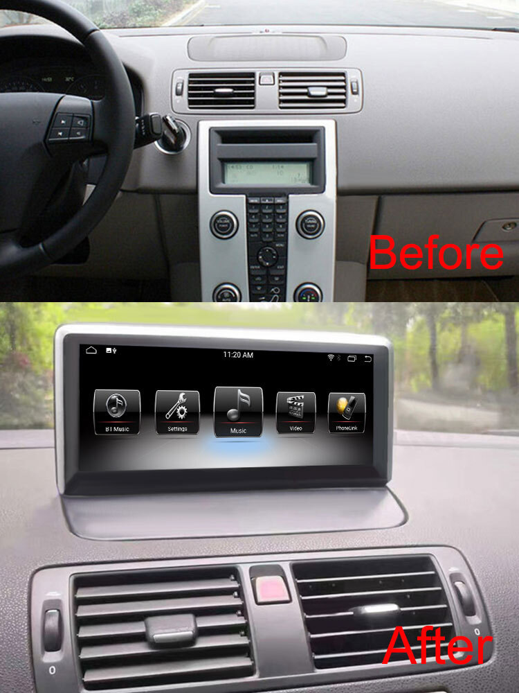 8.8″Touchscreen Car Stereo for Volvo c30 s40 2004-2011 Carplay GPS Navi BT DSP