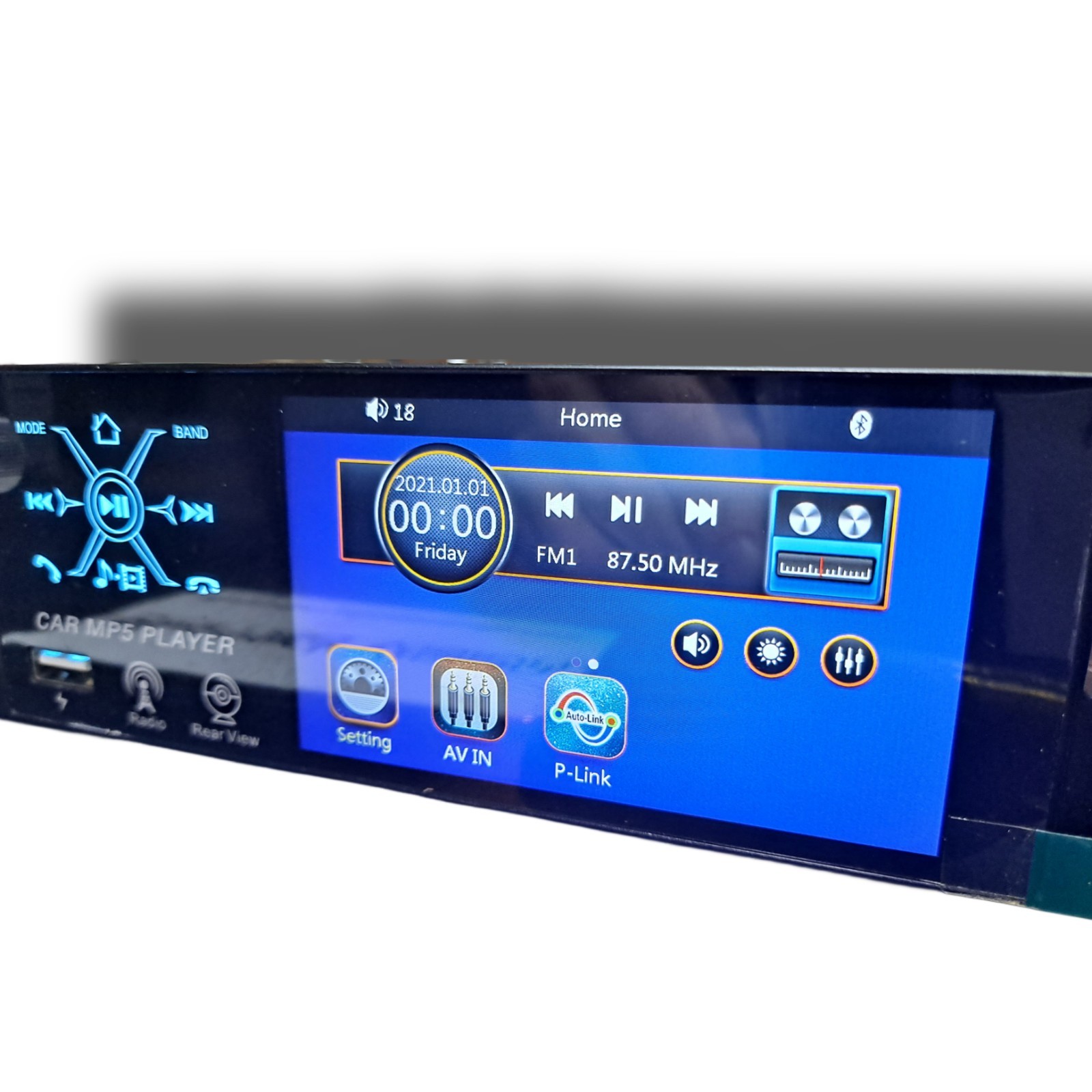 Blurred Vision Audio BV-MP5-P5132BT MP5 Player Touch Screen 2USB Mirror Link