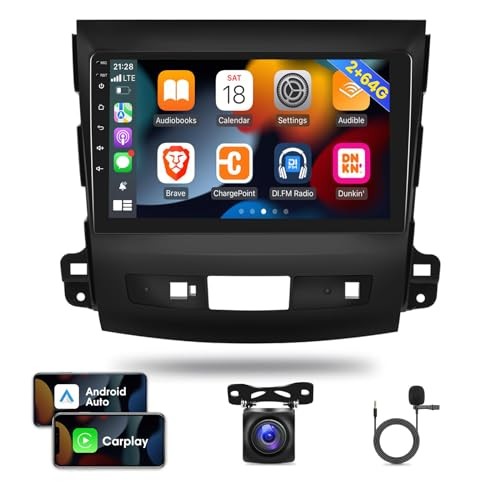 2G+64G Car Radio for Mitsubishi Outlander 2008-2015 – 9 Inch Android Touch