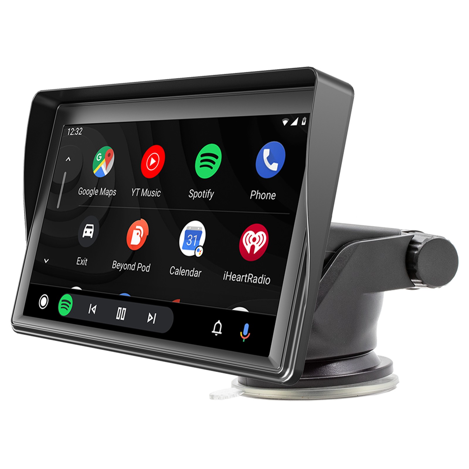 7” Portable Wireless Apple CarPlay Android Auto Touch Screen Car Radio Stereo