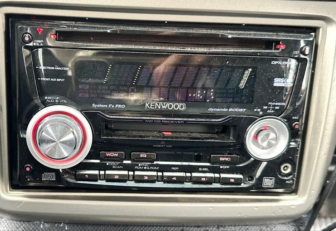 KENWOOD DPX-55MD CD MD Receiver Car Audio Head Unit Stereo Player Tested Working