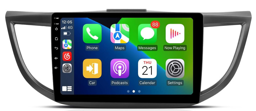 10.1 Inch Android 13 For Honda CRV 2012-2016 Car Radio Player GPS Navigation BT