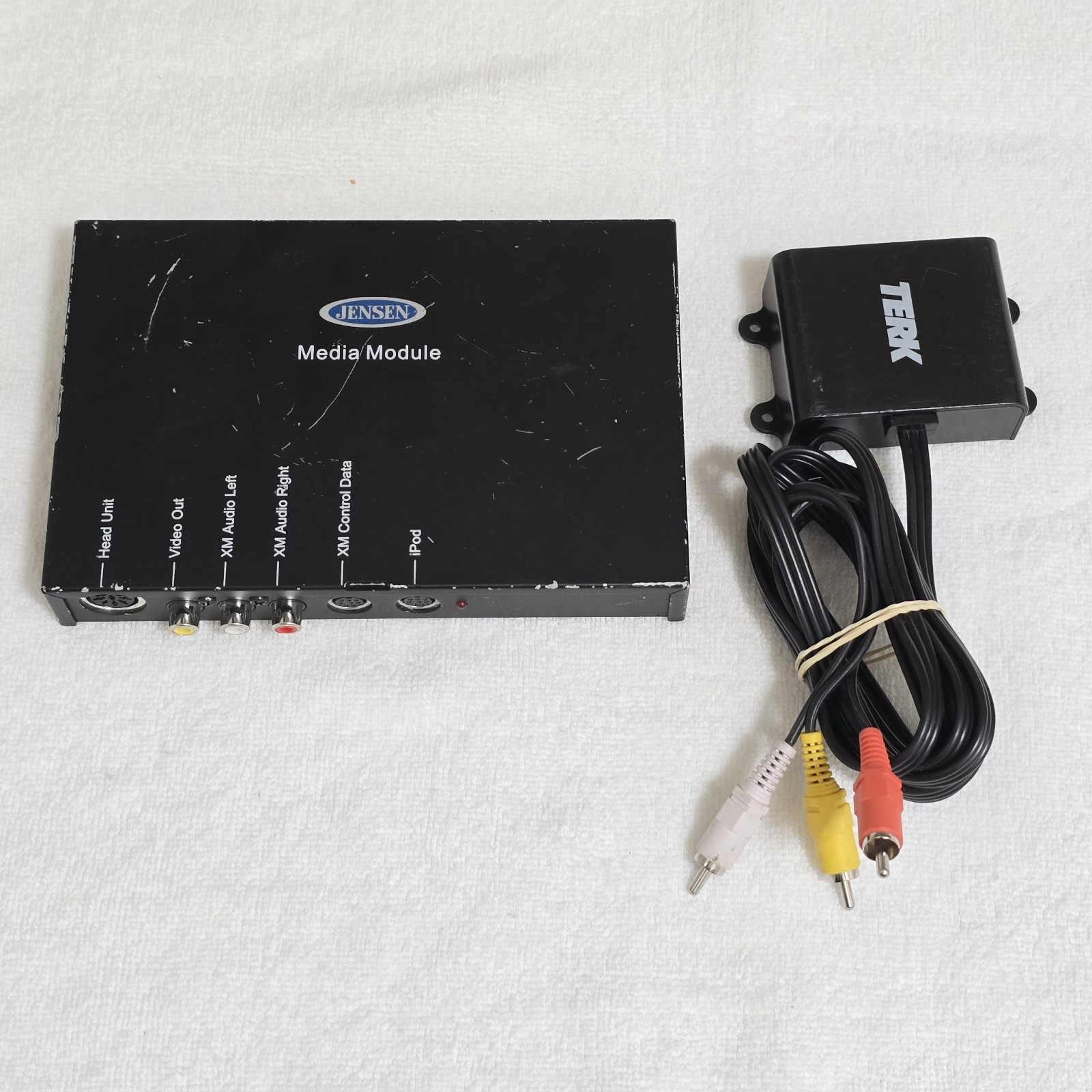 Jensen Media Module TERK XM Satellite Adapter Car Audio iPod XM Video Interface