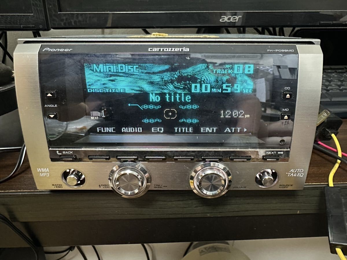 Pioneer Carrozzeria FH-P099MD 2DIN Car Audio Good GP Working Confirmed