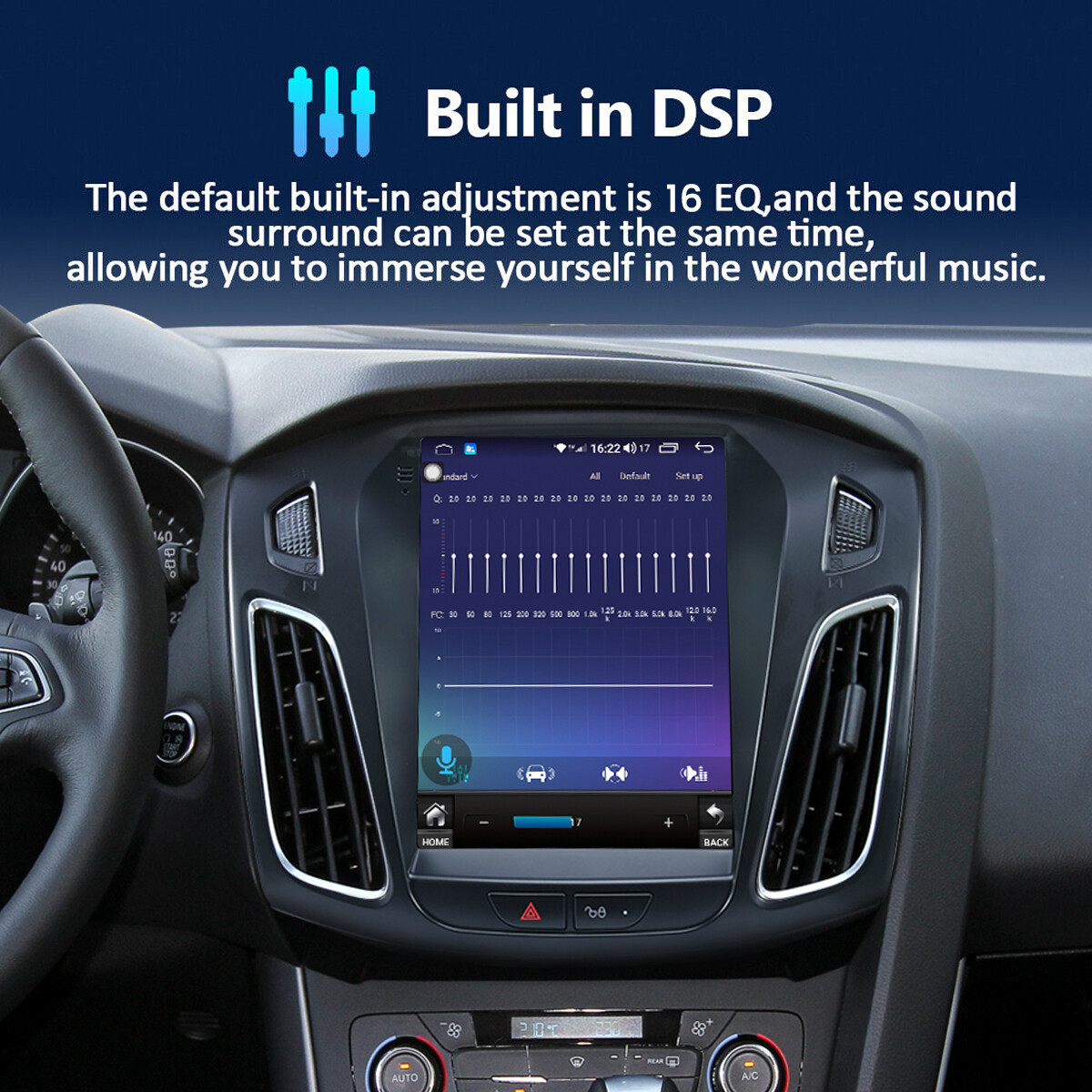 For 2012-2018 Ford Focus Car Stereo Radio 9.7 Android 13 GPS Wifi CarPlay 4+32GB