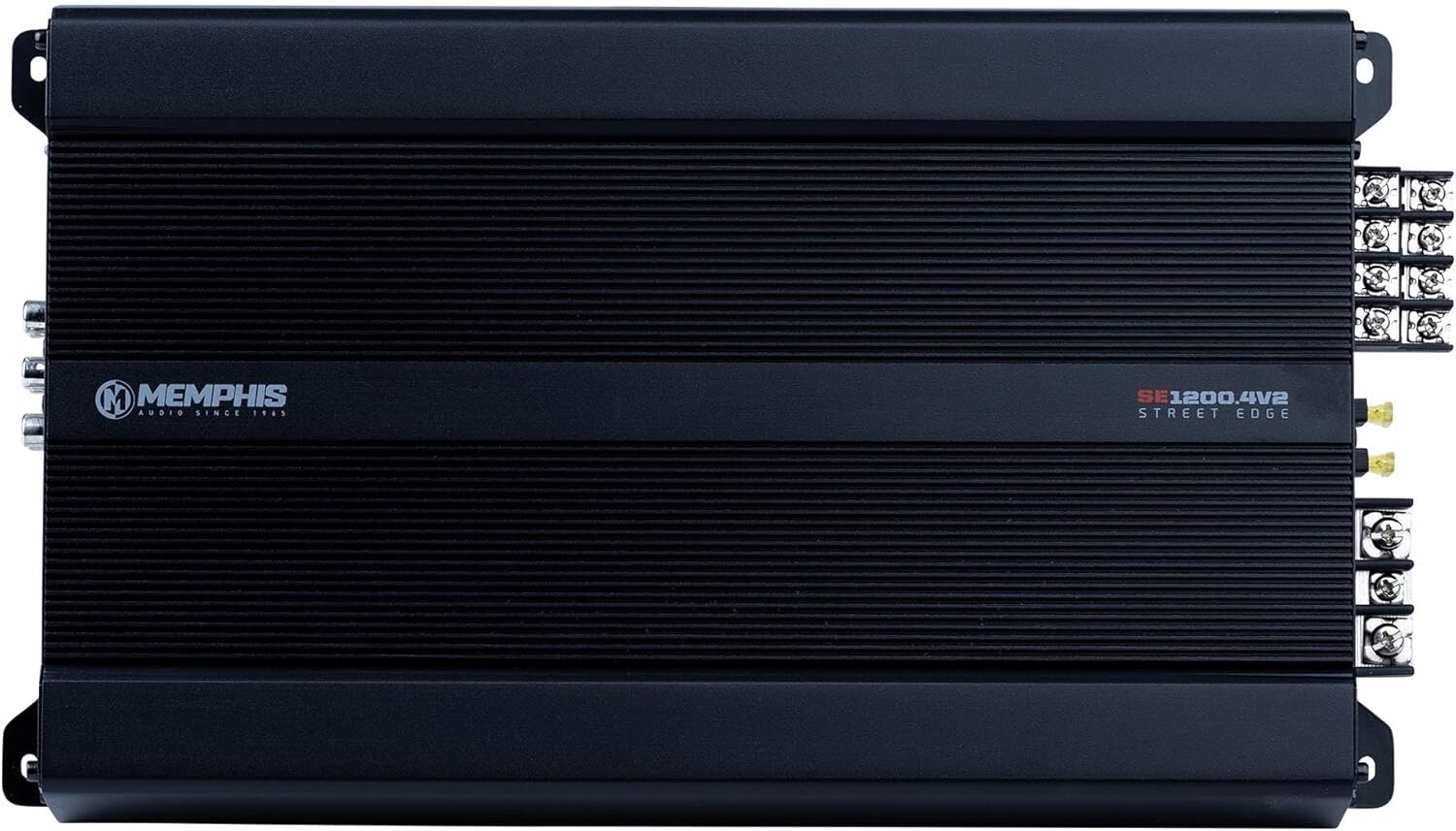 Memphis Audio SE1200.4V2 Street Edge 85W 4Channel 2Ohm, Car Audio Amplifier +KIT
