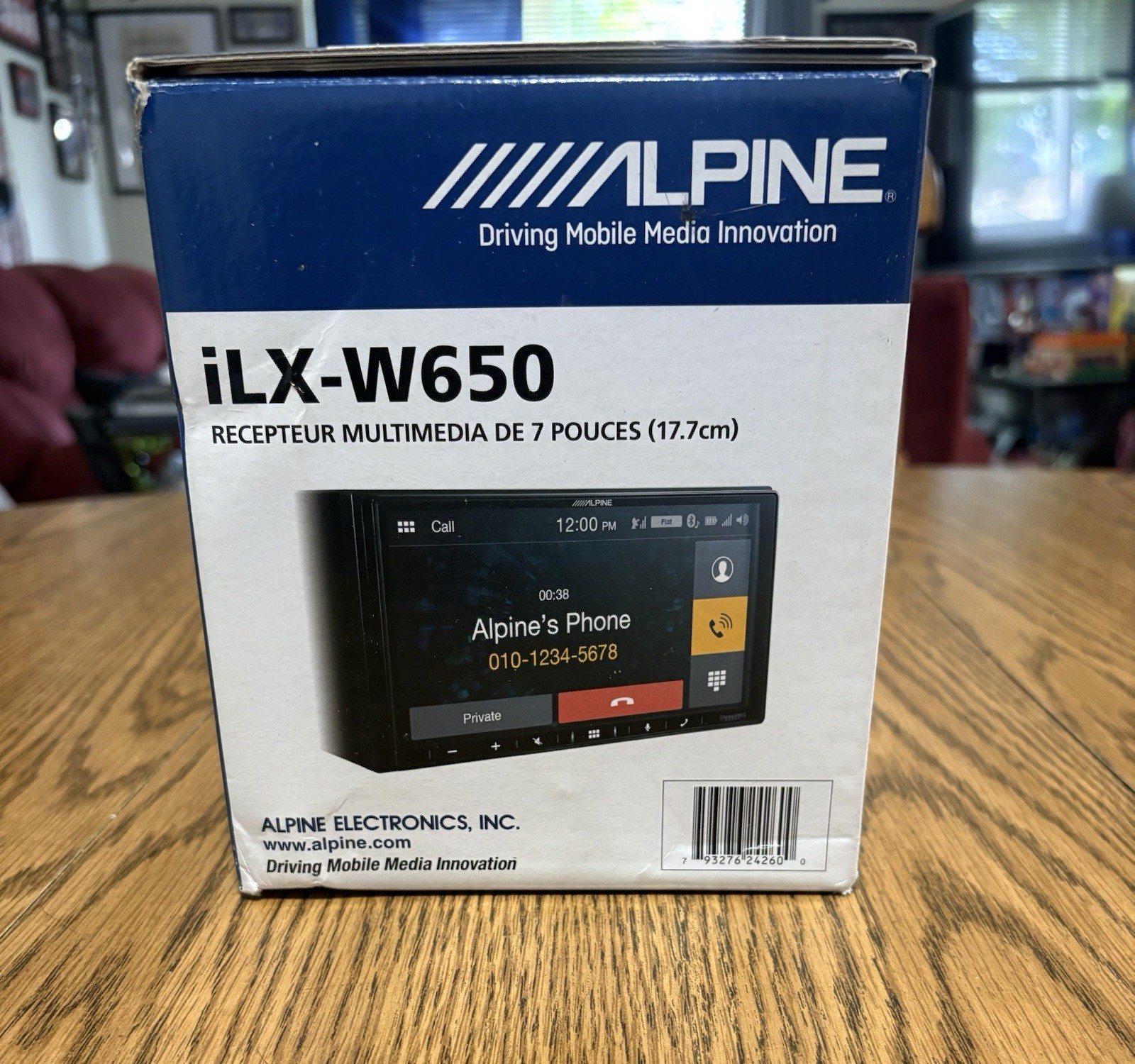 Alpine iLX-W650 7 Inch In-Dash Receiver