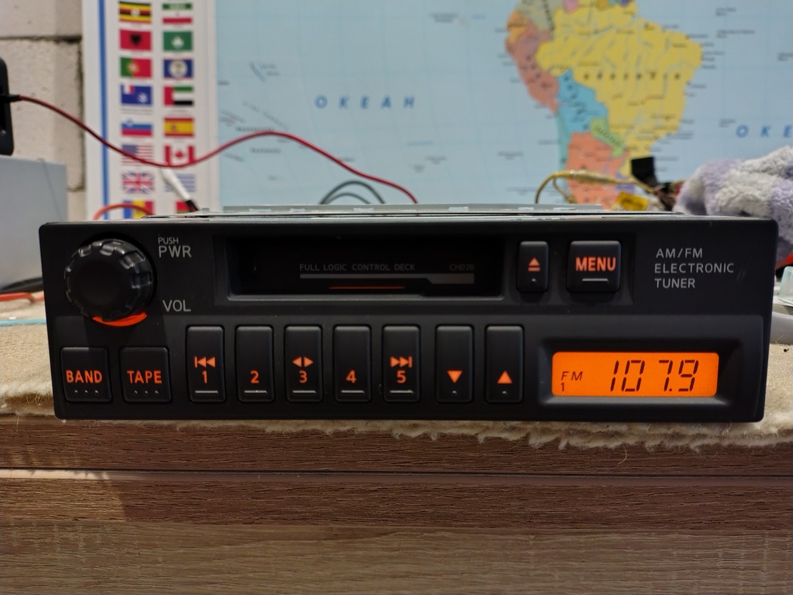 OEM Nissan Clarion PN-1757L Cassette Player In Dash Receiver Fully Working Great