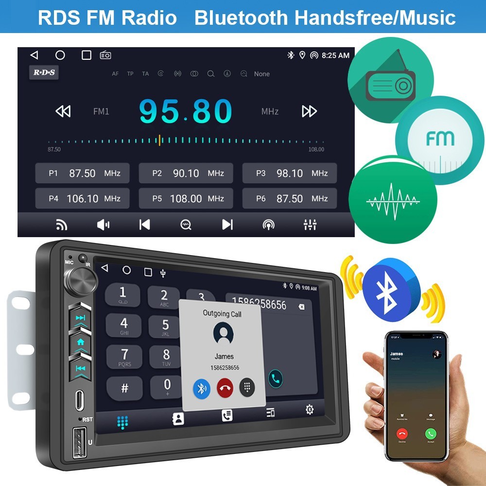 For Chevy Cavalier 2001-2005 Apple Carplay Car Radio Stereo Android Navi +Camera